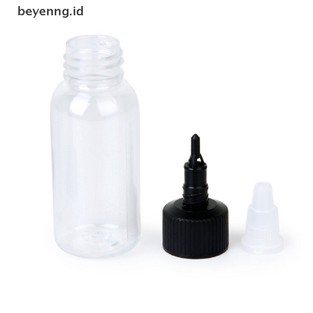 Beyen 1pcs 30ml 1oz Botol Plastik Kosong Dg Tutup Twist Untuk Pigmen Tinta Tato ID