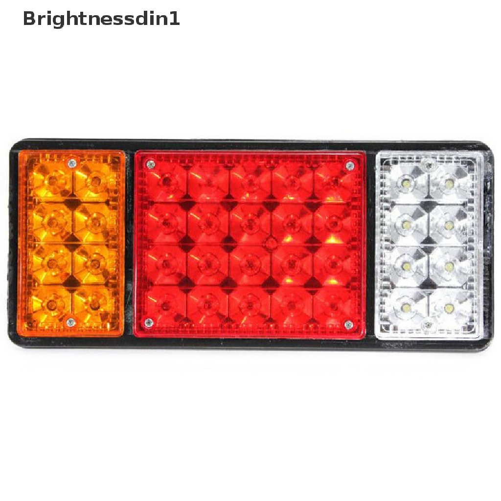 [Brightnessdin1] 12v 36LED Lampu Ekor Belakang Rem Stop Indikator Lampu Trailer Truk Van Caravan Butik