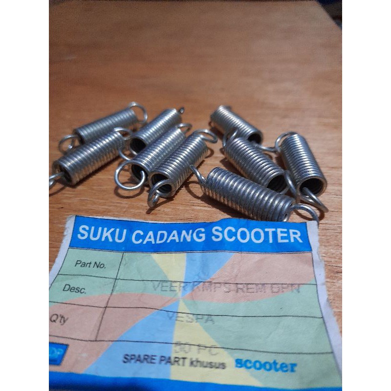 Per balik kampas rem depan vespa