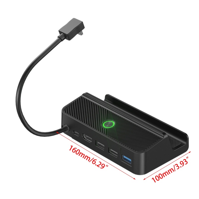 Zzz Docking Stations Video Converter Holder Dock USB2 0tipe-C Untuk Steam Deck