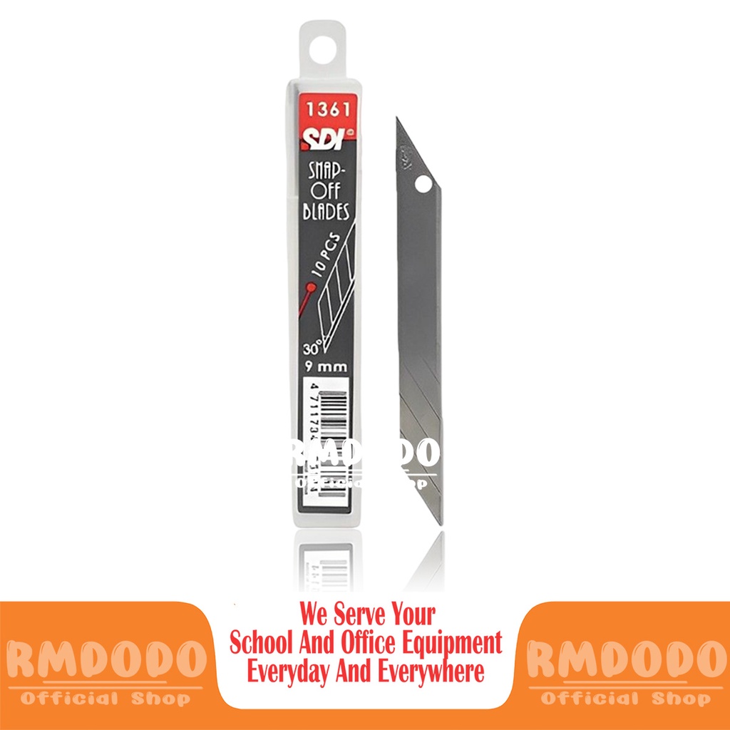 

Rmdodo - 30-degree Cutter Blade Refill 1 Tube Isi 10 Pcs / Isi Cutter Kecil 30 derajat 1361