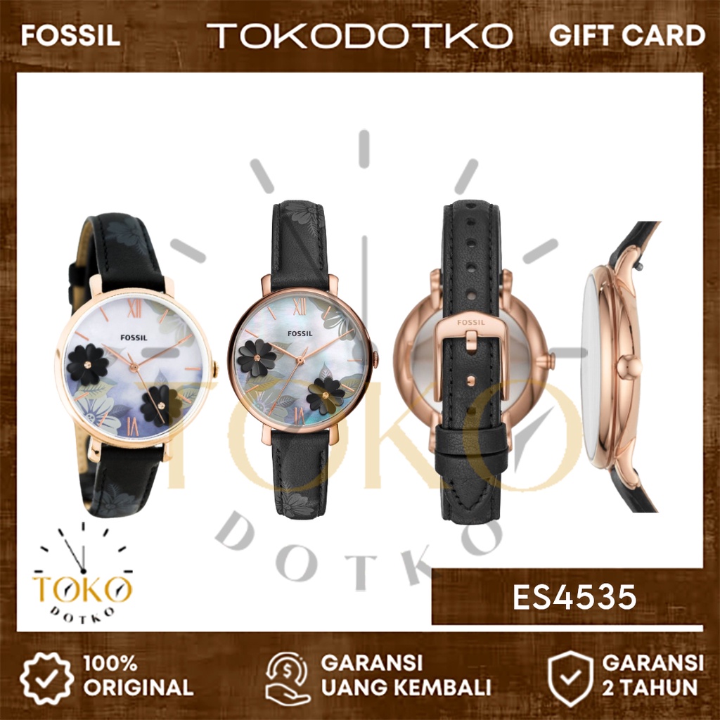 (Original 100% - Garansi 2 Thn) Jam Tangan Wanita Fossil Original Jacqueline ES4534 ES4535 ES4813