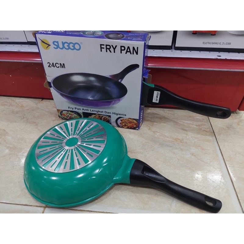 SUGGO Fry Pan Wajan Penggorengan Anti Lengket 24cm ZARAZUSTORE