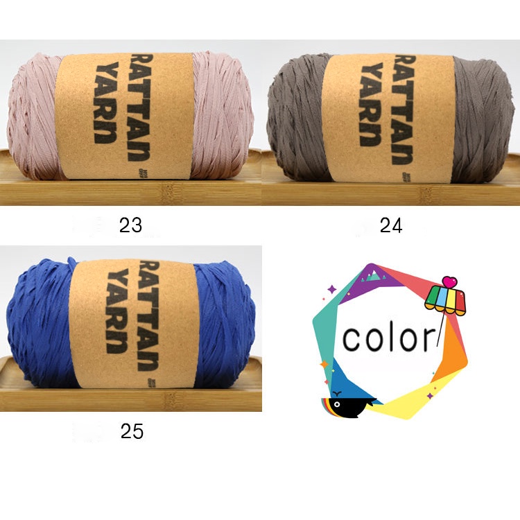 Benang Rajut Rattan Yarn / Paper Yarn