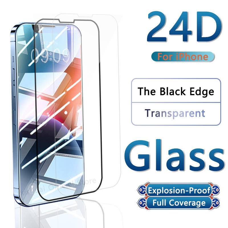 2pcs Tempered Glass Untuk Iphone14 13 12 11 Pro MAX Plus Mini Pelindung Layar Untuk iPhone X XS MAX XR 78 6 6S Plus SE 2022 2020 14Plus 13Mini 12Mini Aksesoris