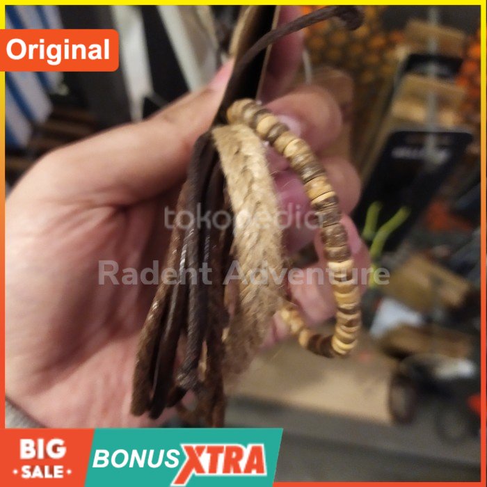 Gelang EIGER1989 CRAFTO Bracelet Noc 91000 6912 Original Bandung Bagus