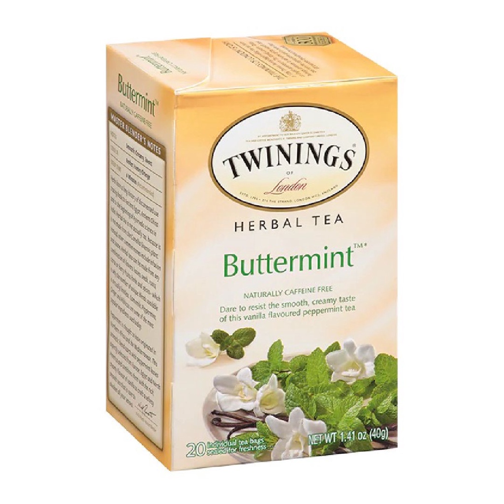 Twinings of London Buttermint Herbal Tea Caffeine Free 20s x 2g