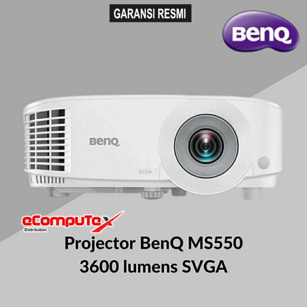 PROYEKTOR BENQ MS550 DLP XGA 3600 LUMENS / PROJECTOR MS 550 HDMI SVGA GARANSI RESMI