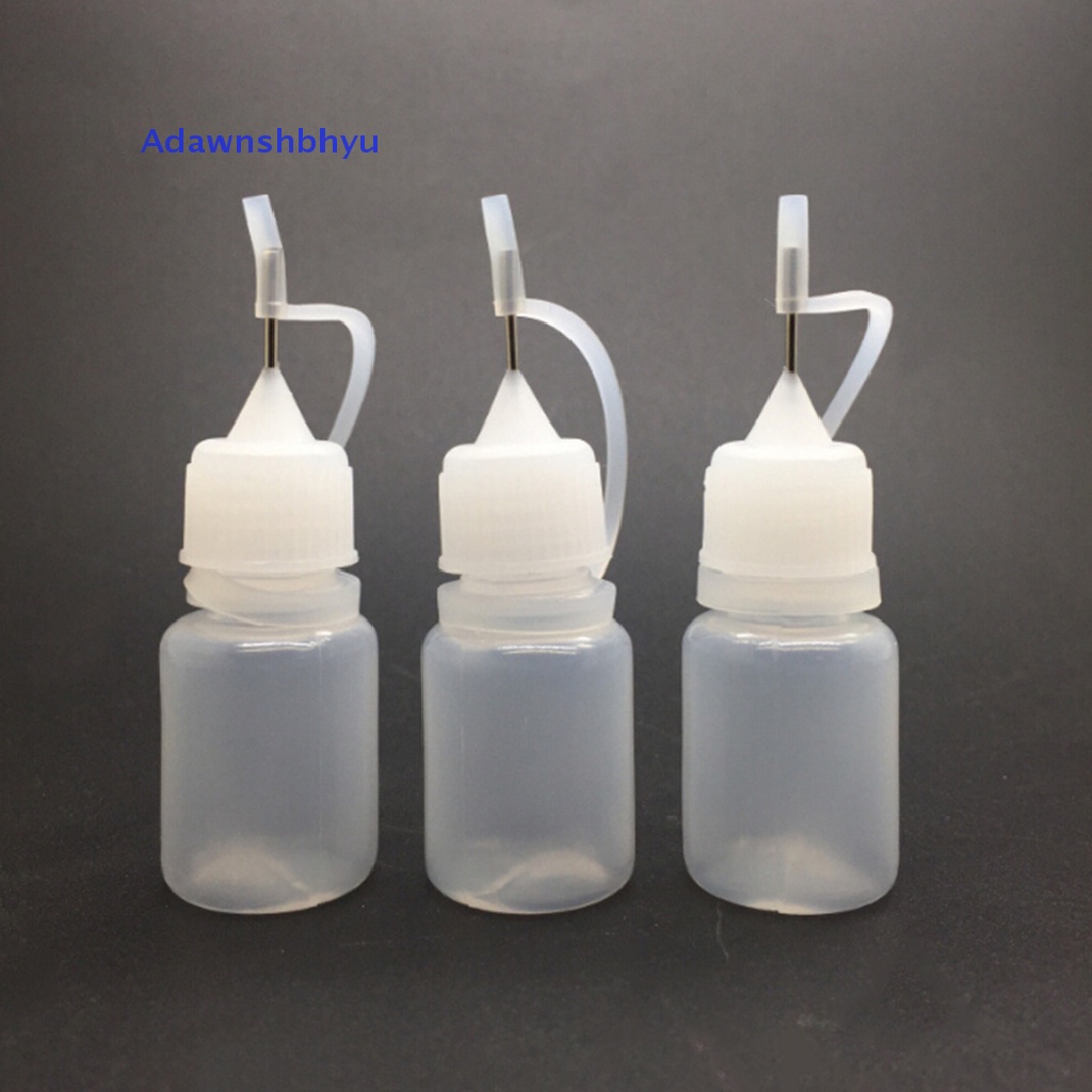 Adhyu 5pcs Tip Botol Pipet Cair Kosong Dapat Diperas Plastik 5ml ID