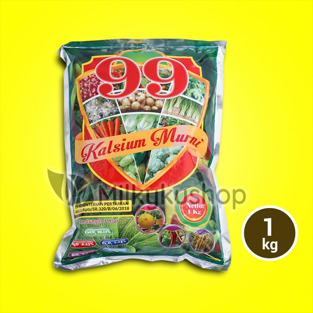 PUPUK 99 KALSIUM MURNI 1 KG KEMASAN PABRIK