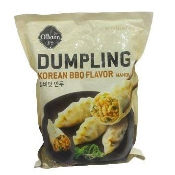 

Olbaan Dumpling Korean BBQ Flavor Mandu 490g