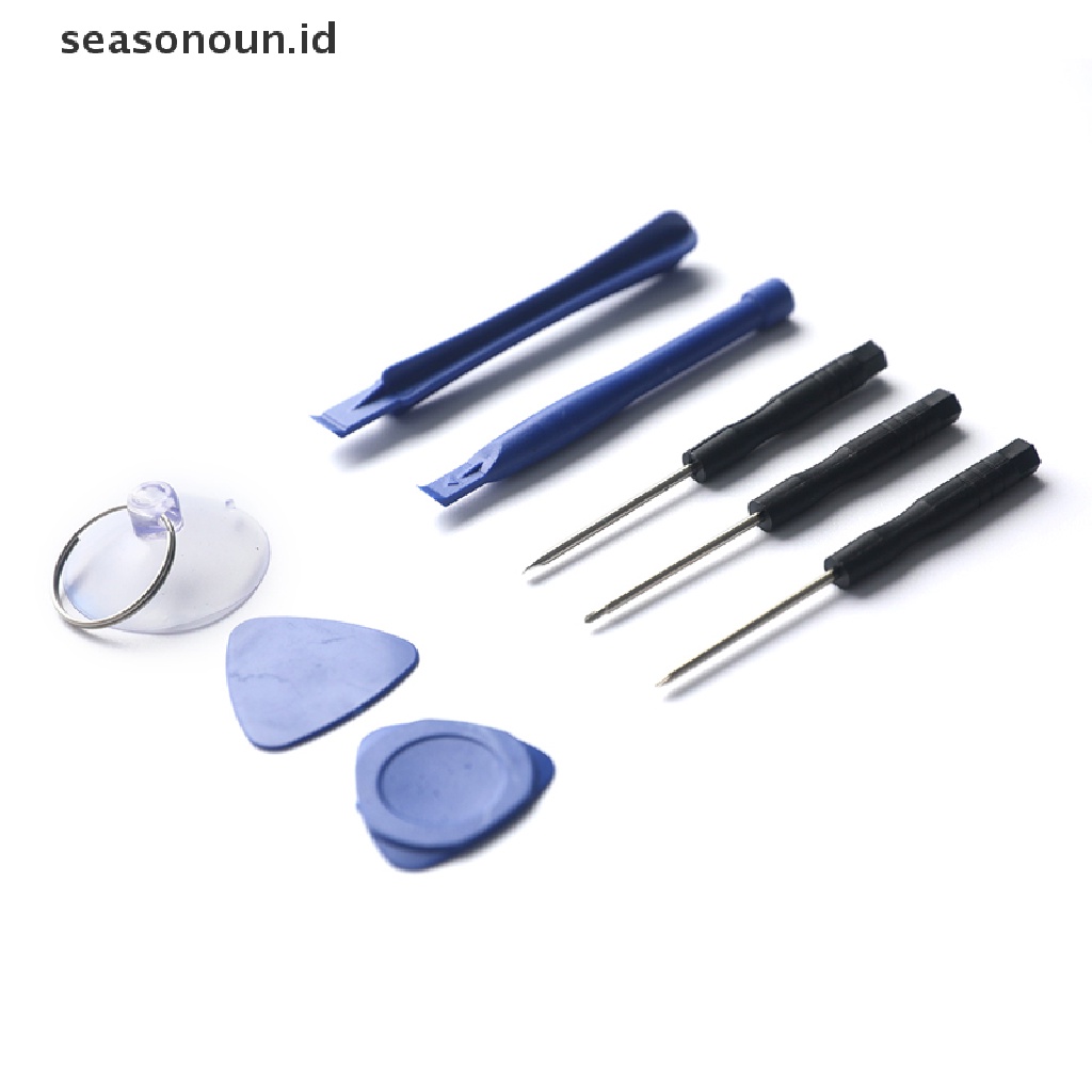 Seasonoun 8in1 Kit Reparasi Handphone Obeng Mini Set Spudger Pry Opening Tool.