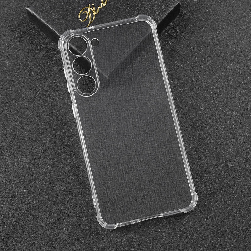 Kualitas Tinggi Ponsel Kembali Case TPU Cakupan Penuh Ponsel Perlindungan Aksesoris Empat Sudut Drop-proof Phone Case Transparan Anti Gores Soft Case Untuk Samsung S23 Series