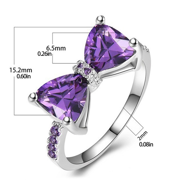 Wanita Cincin925 Sterling Silver Ikatan Simpul Topaz Rings Gadis Harian Kasual Pesta Batu Permata Rings Perhiasan Hadiah