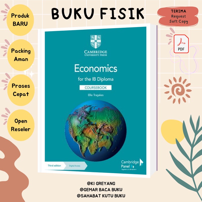 BUKU ECONOMICS FOR THE IB DIPLOMA COURSEBOOK - ELLIE TRAGAKES