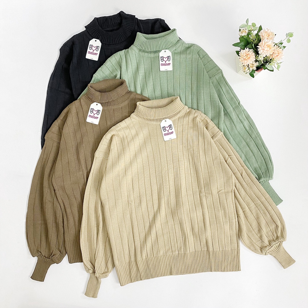 ZASKIYA - Sully Knit Atasan Wanita / Knit Wear Wanita Lengan Panjang