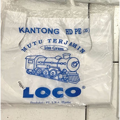 Kantong Plastik Loco Putih 500gr (Uk 17 / 24 / 28 / 35 / 40)