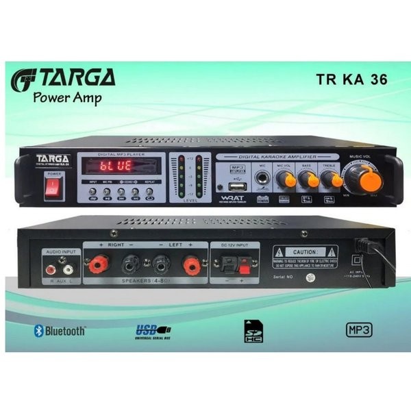 Power ampli karaoke targa ka 36 Bluetooth amplifier ka36