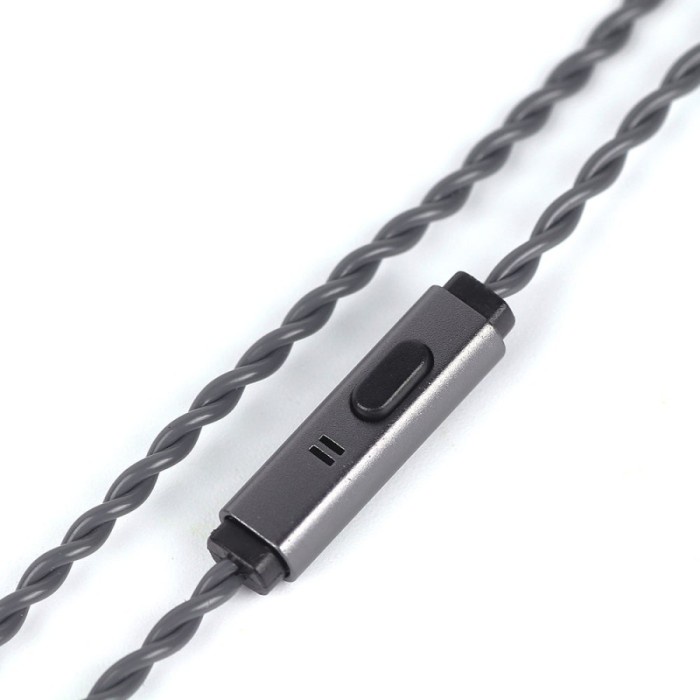 TRIPOWIN GRACE with MIC Silver Plated Upgrade Cable Kabel Earphone IEM