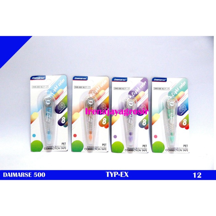 

DISKON SHOPEE/ TIPEX KERTAS 8 METER TIP EX CORRECTION TAPE MINI LUCU 4 WARNA