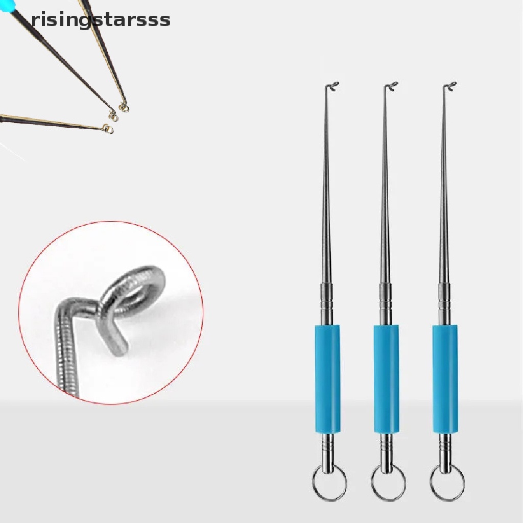 Rsid Span-new Stainless Steel Easy Fish Hook Remover Safety Device Alat Pancing Peralatan Jelly