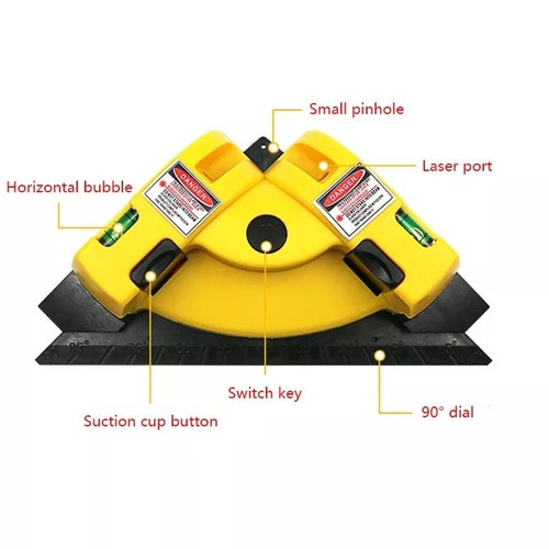 Alat Ukur Laser Level Measurement Tool Right Angle 90 Degree Square Waterpass