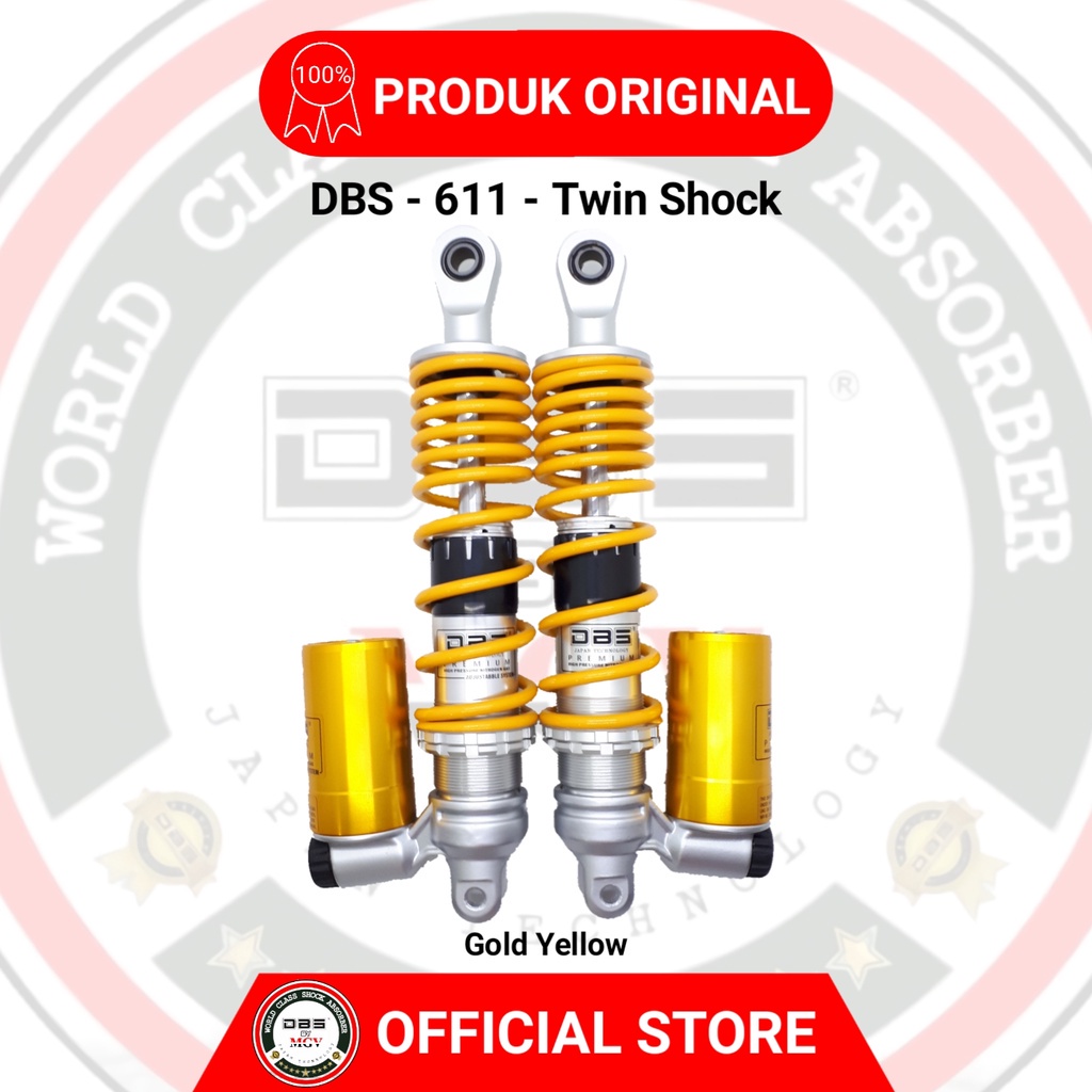 [ BISA COD ] Shock Tabung DBS 611 PROLINS SERIES YAMAHA AEROX155 NEW NMAX155 2020 2021