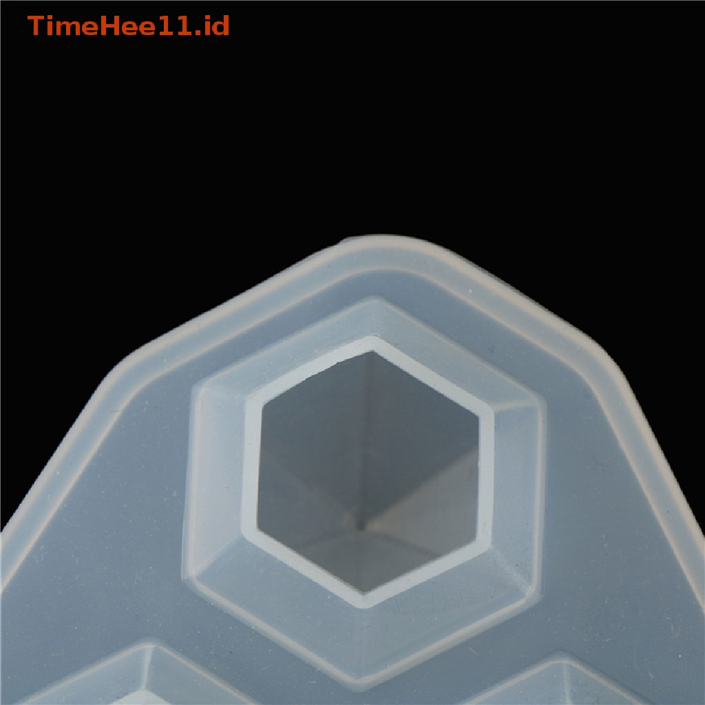 Timehee Cetakan Silikon Transparan Resin Hias Craft DIY diamond Mold ID