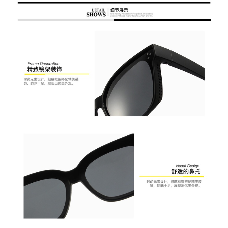 Baru Perlindungan UV Polarisasi Cermin Set Kacamata Miopia Eksklusif Pria Fashion Mengemudi Kacamata Bingkai Kebesaran