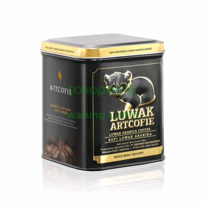 

Artcofie luwak coffee whole bean tin 100