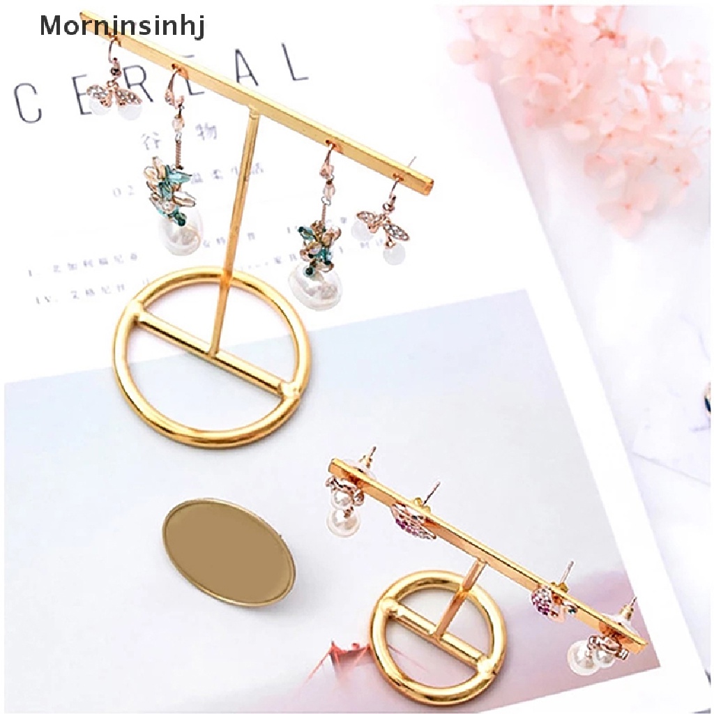 Mornin Earrings Display Stand Rak Pajangan Anting Emas Bentuk T Earrings Showcase id