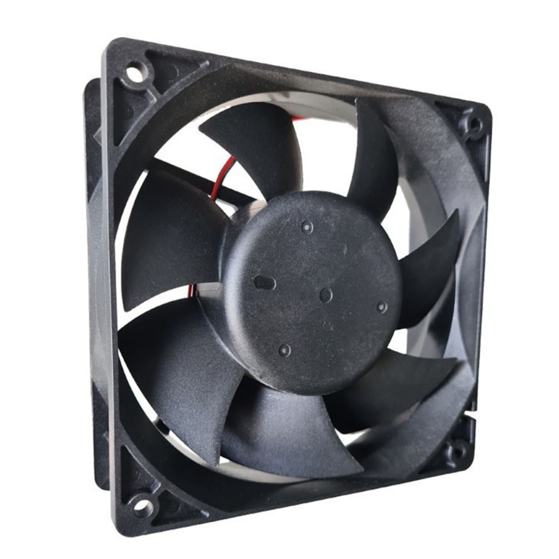 Bt 12x12CM Cooling Fan AFB1224VHE DC24V 4000RPM PC Cooler Radiator 12038kipas Angin 2kabel