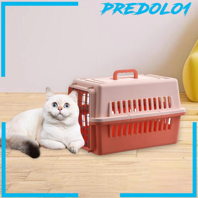 [Predolo1] Dog Travel Sarang Kennel Tote Organizer Cage Pengangkut Hewan Peliharaan Sisi Keras Untuk Kucing