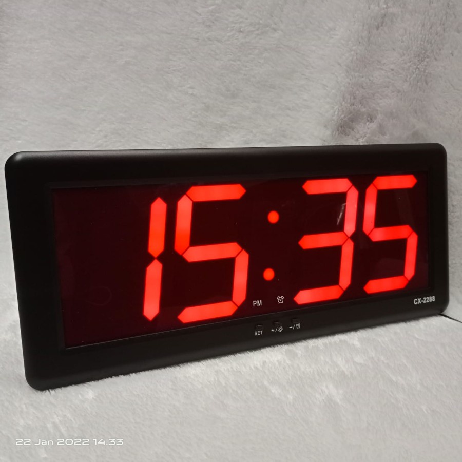 Jam Digital Led Jumbo Dinding atau Meja CX 2288 murah