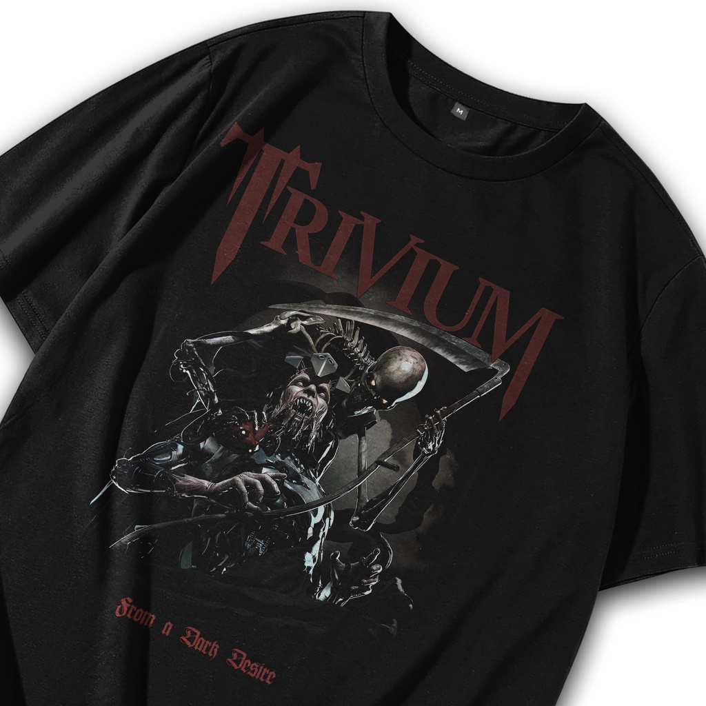Kaos Band Metal Trivium / Kaos Band Vintage / Kaos Musik Oversize / T shirt Band / Baju Band / Metal
