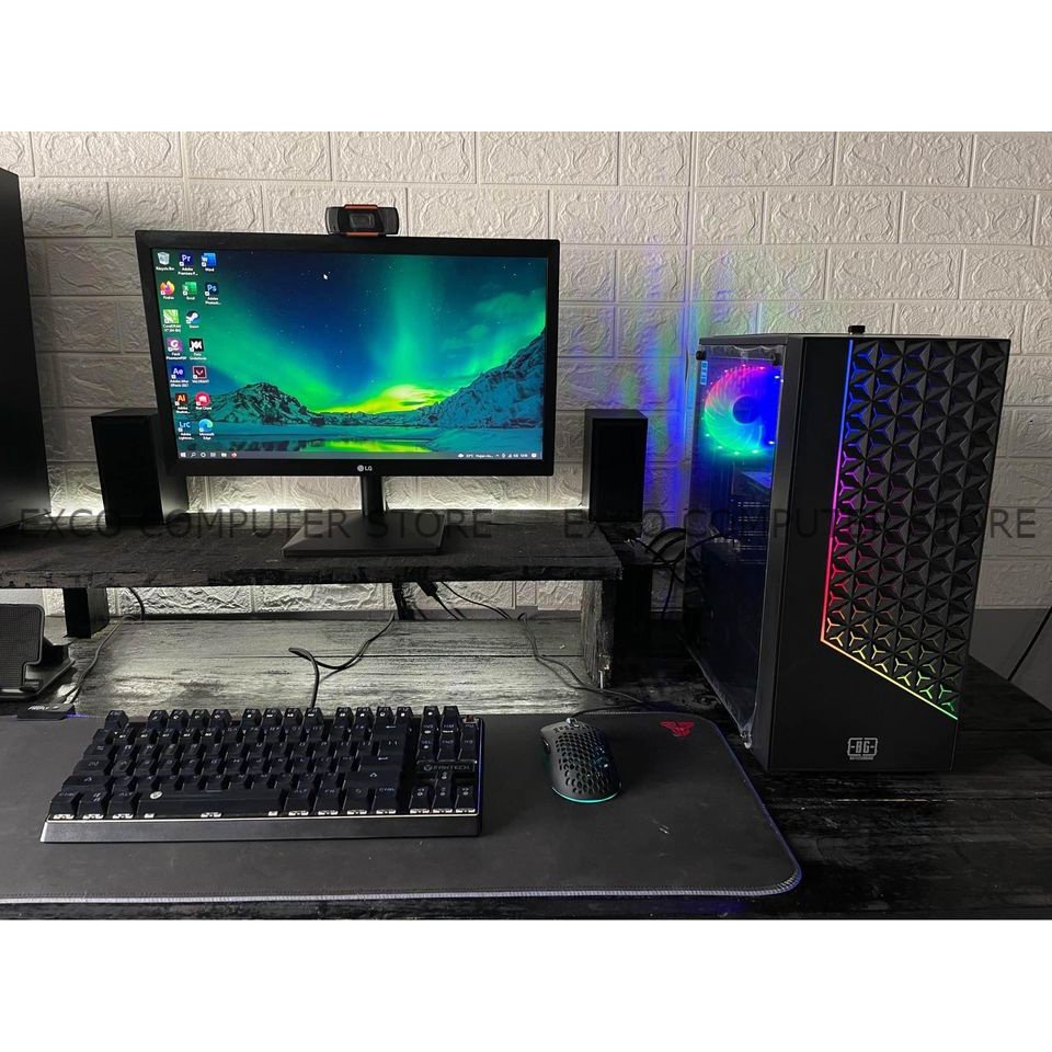 Cpu Komputer Gaming Armageddon Core i5 + Monitor 19 Murah Fullset