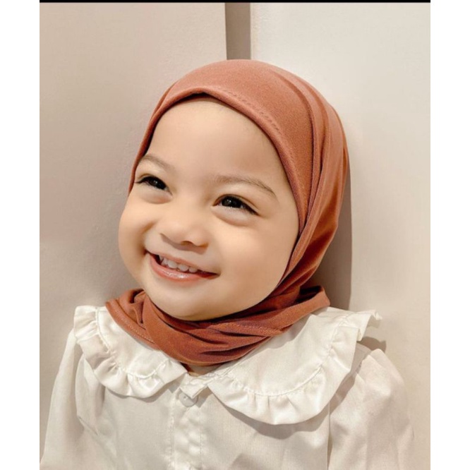 Altalita - Pashmina Anak Instant Jersey Pastan Umur 2-4 Tahun | Kerudung Anak Pashtan Hijab Instan Jersey | Pashmina Instan Anak Spandek Jersey Premium Usia 2-4 Tahun