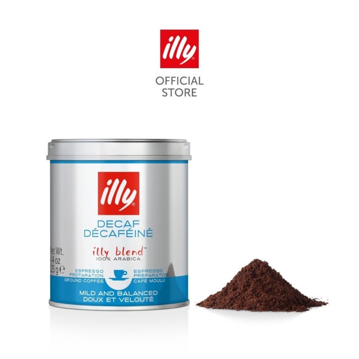 

illy Coffee - Decaf - Kopi Bubuk 125 gr