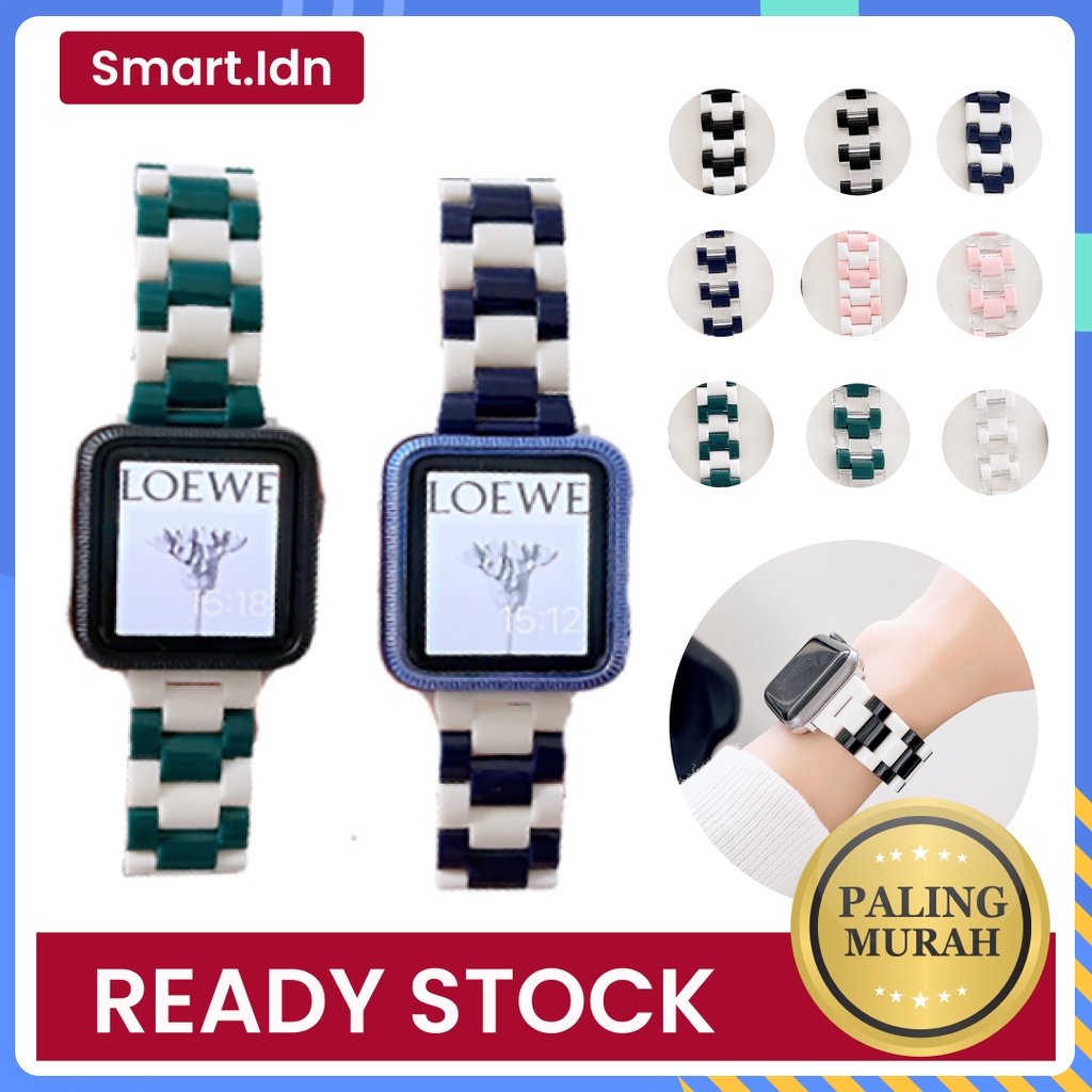 Tali Strap iWatch Model transparan Kombinasi dua warna