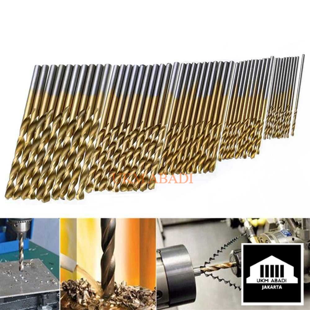 Mata Bor Power Drill Bits Titanium Coated  Isi 50 Buah DW1361