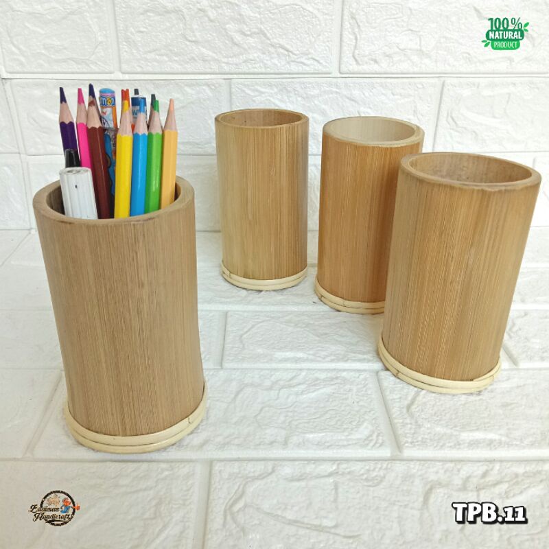 

Tempat Pensil/Pulpen dari Bambu type TPB.11