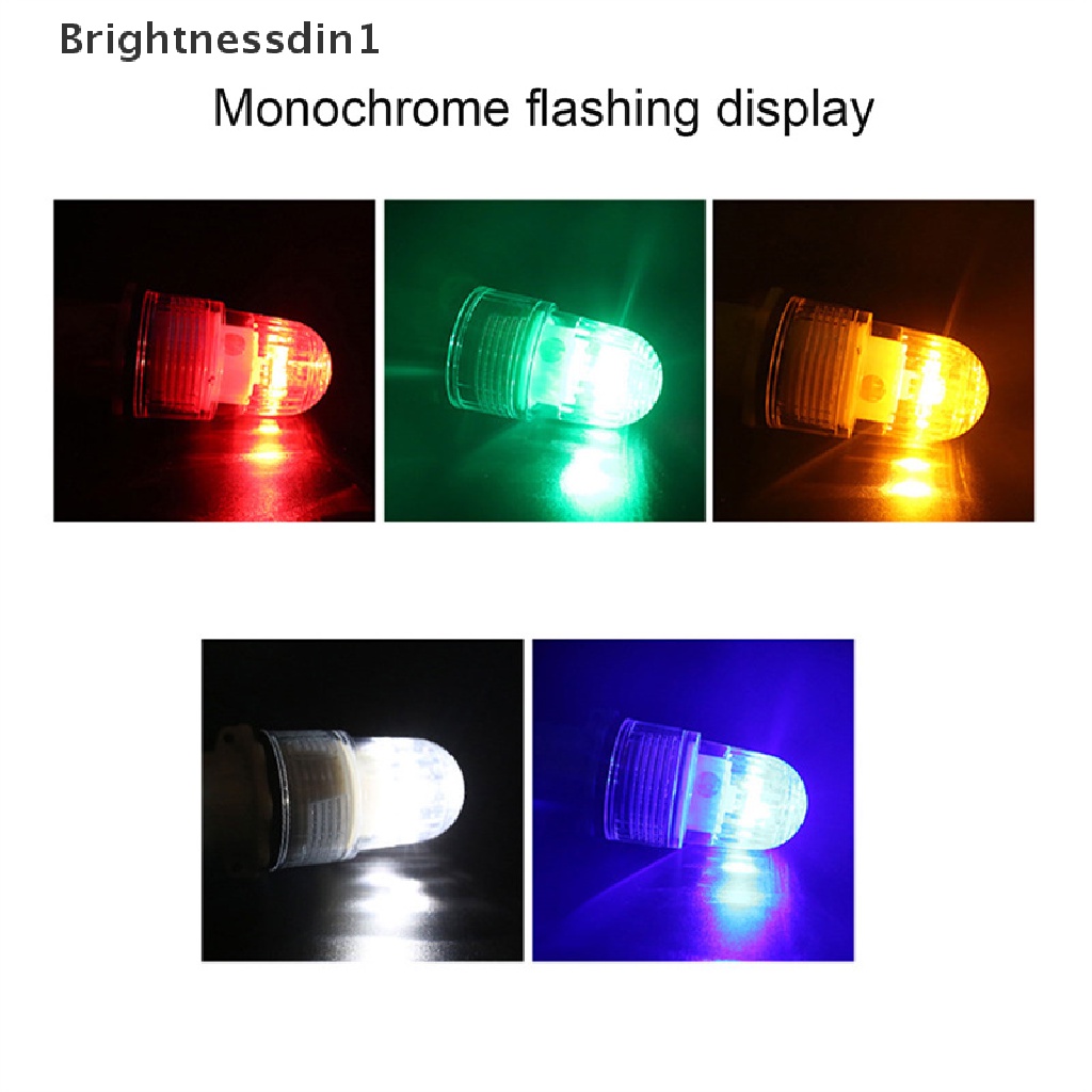 [Brightnessdin1] Berbagai Warna Lampu Sinyal Jaring Ikan Attract Fishing Net Lamp Float Light Butik