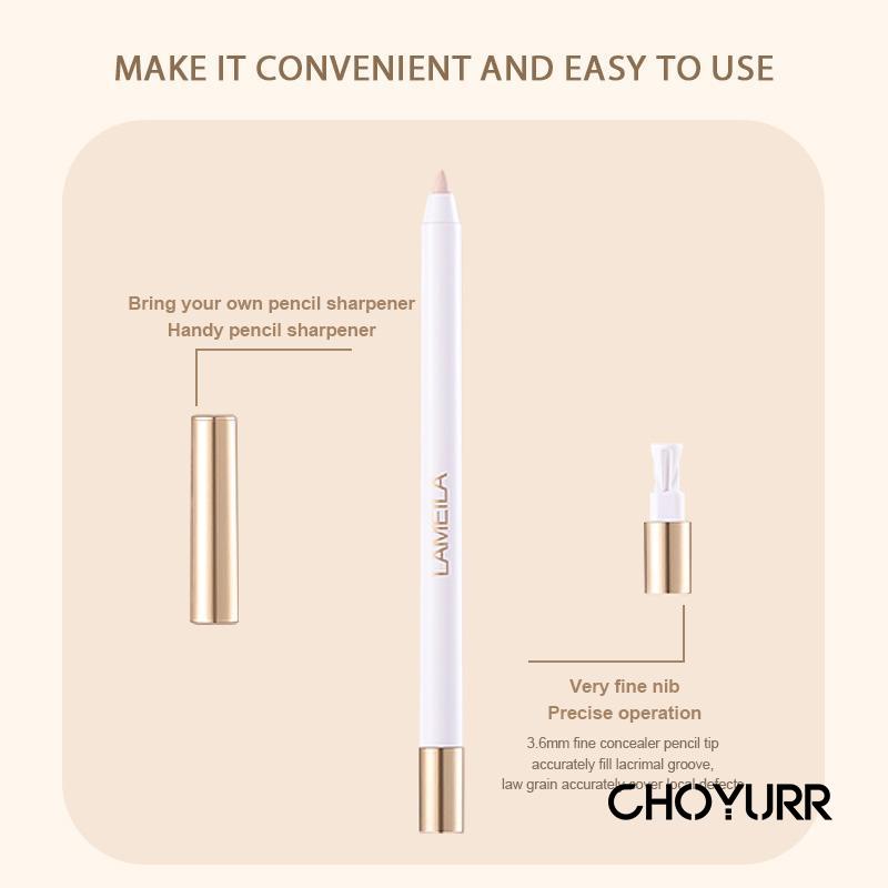 【COD】Lameila Eye Pensil Concealer Stick Pen Full Cover Waterproof / Beauty Concealer Pencil Concealer Lembut-CH