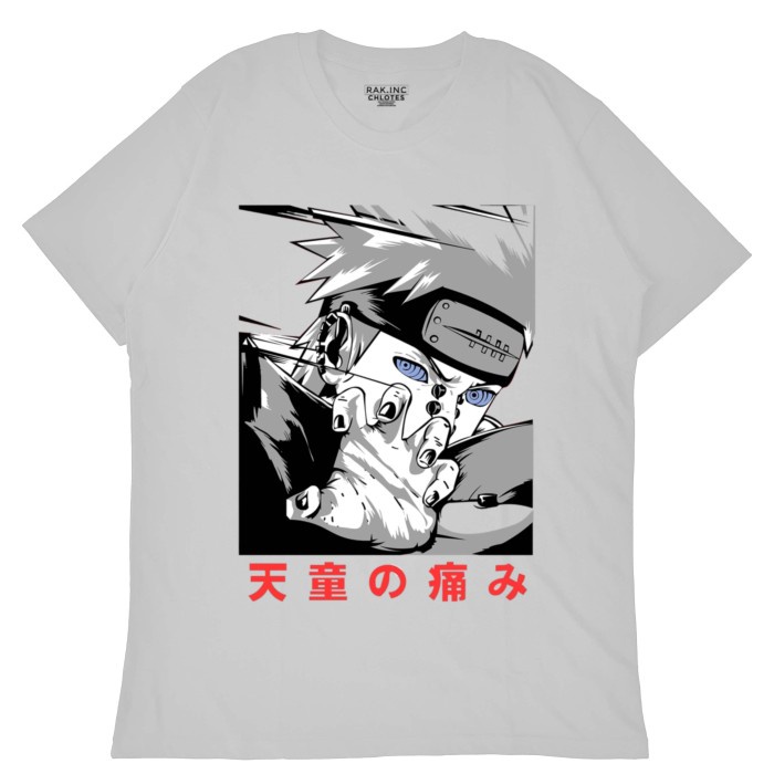 Baju Putih Pria Kaos Anime Nagato Uzumaki / Tshirt Distro Naruto