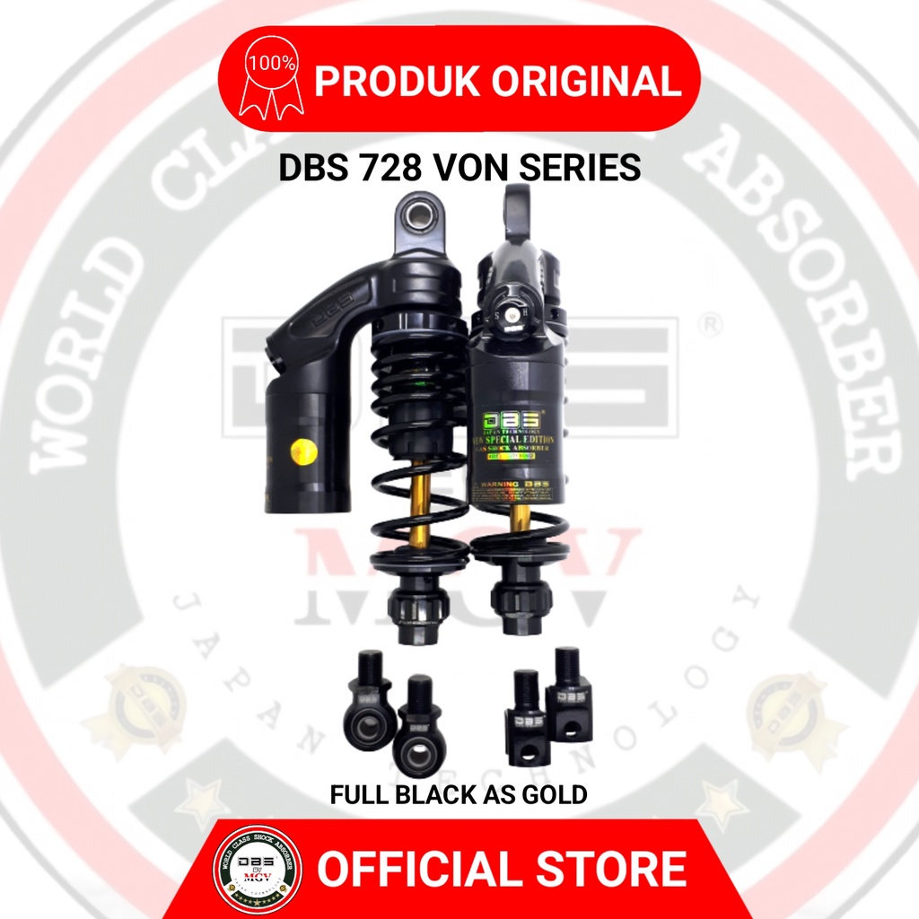 [ BISA COD ] Shock Tabung DBS 728 VON SERIES JUPITER Z Z1 VEGA R ZR LEXAM FORCE F1ZR CRYPTON