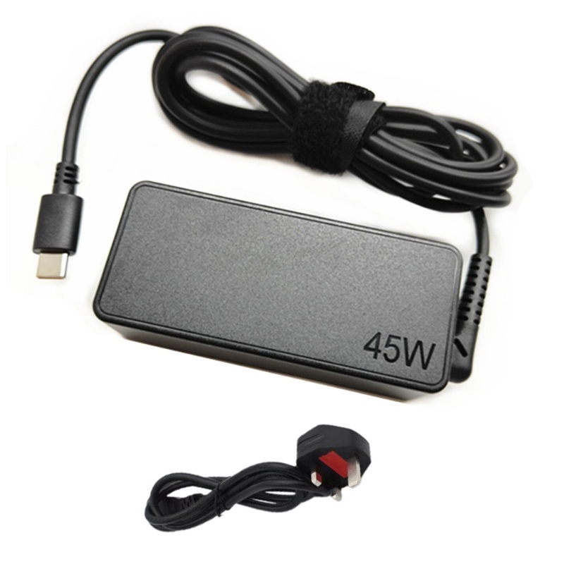 Zzz Charger Laptop USB-C 45W Universal Baru Untuk Ponsel Notebook PD45W Pengisian Cepat Tipe-C Adaptor AC