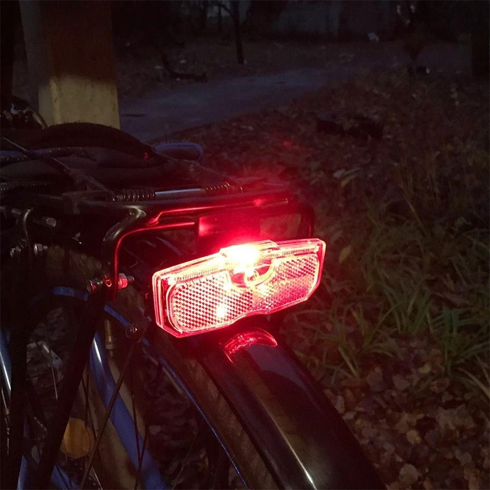 Lanfy Reflektor Peringatan Sepeda Aksesoris Sepeda Safety Bicycle Tail Light Riding Rear Light Lampu Sepeda Gunung Sepeda Rak Bagasi Light