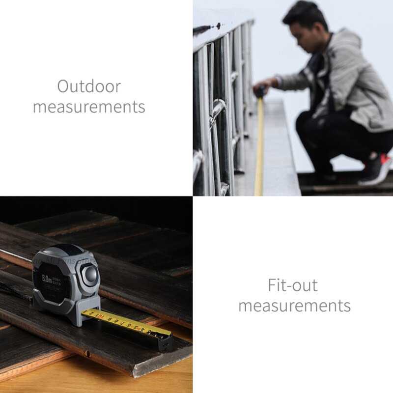 DUKA Roll Meteran Retractable Ruler Precision Steel 8M - SD ( Mughnii )