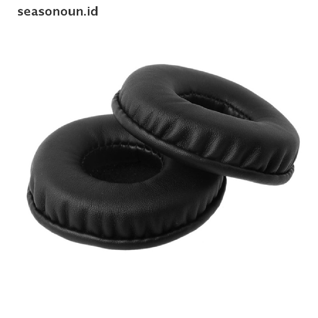 Seasonoun 1pasang Earpads Ear Cushion Pengganti Untuk Audio Technica ATHWS50 SJ3 SJ33 SJ5 SJ55 ES7 ESW9 ESW10 JVC S500 Headset Headphone.