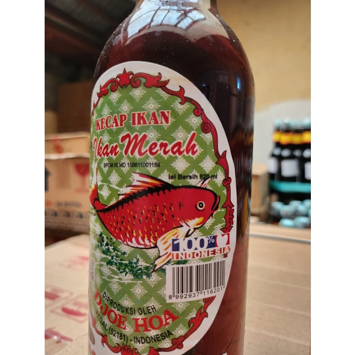 Kecap Ikan Djoe Hoa 620ml cap Ikan Merah